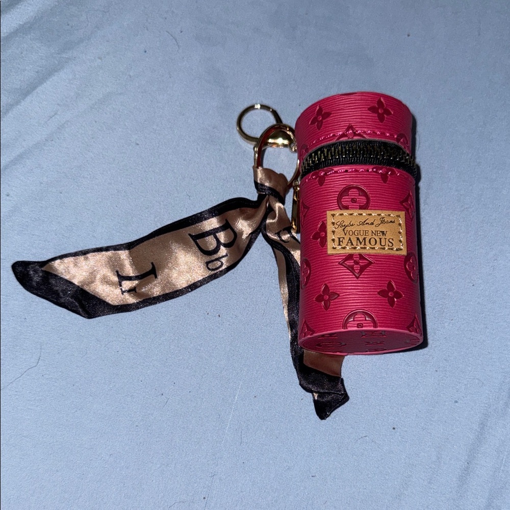 Pink Keychain Accessory